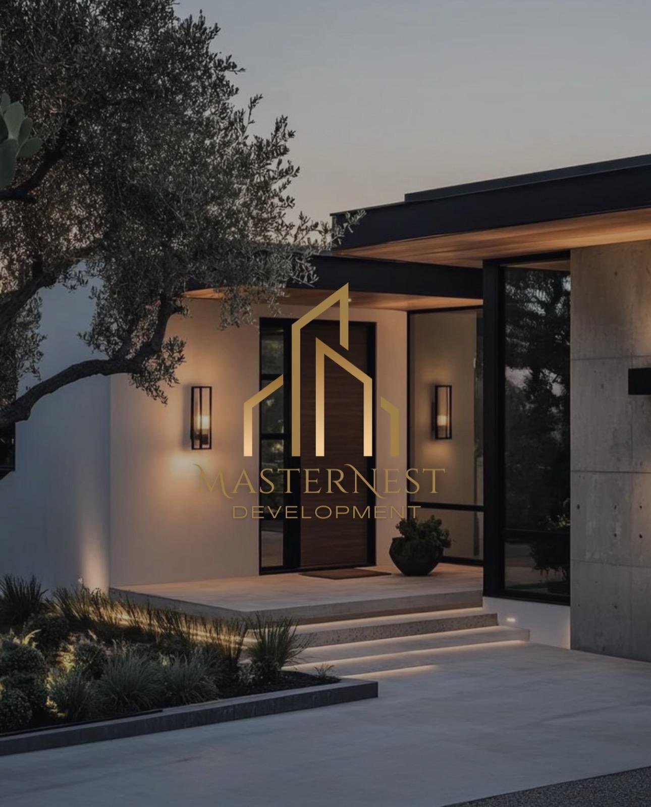 MasterNest Development — modern home in Cyprus at dusk